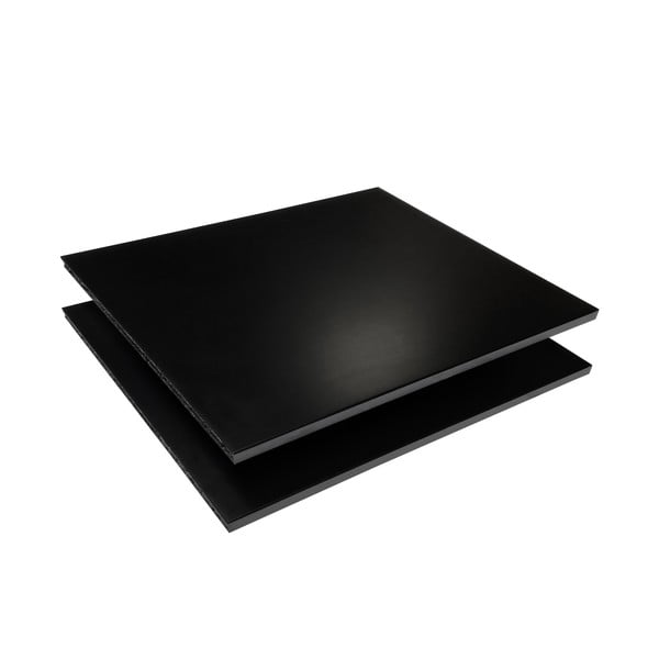 Componente nero - ripiano 2 pezzi 32x22 cm Mistral Kubus - Hammel Furniture-image-2