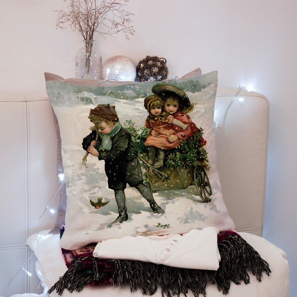 Federa decorativa a tema Natale 43x43 cm – Mila Home-image-3
