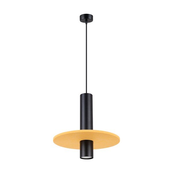 Lampadario giallo/beige in metallo ø 30 cm Olisa – Sollux