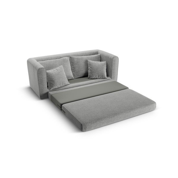 Divano grigio chiaro allungabile 158 cm Lido – Micadoni -image-4