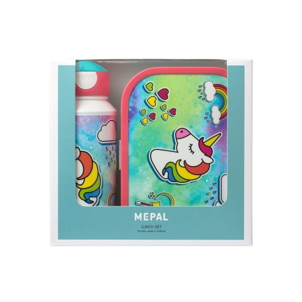 Set di borracce e snack per bambini Unicorno - Mepal-image-3