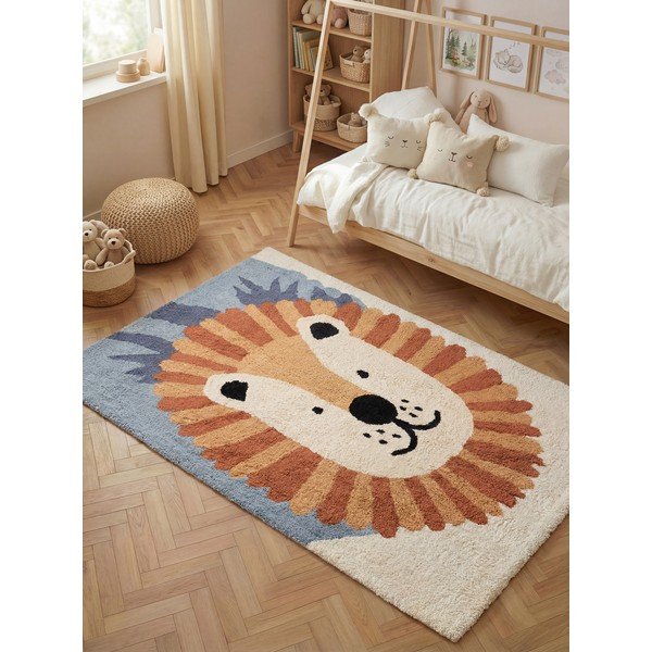 Tappeto per bambini in cotone lavabile/tessuto a mano 140x200 cm Snuggle Samba – Hanse Home-image-1