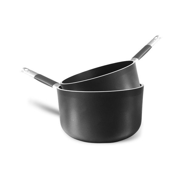 Casseruola in alluminio con superficie antiaderente Al Black, ø 16 cm - Pentole Agnelli-image-1