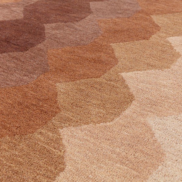 Tappeto in lana color mattone 160x230 cm Hive - Asiatic Carpets-image-2