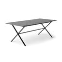 Tavolo da pranzo pieghevole nero con piano nero 100x210 cm Meza - Hammel Furniture