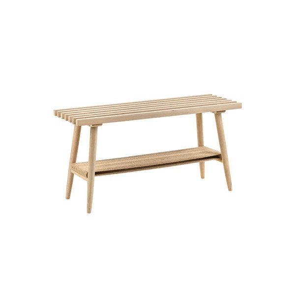 Panchina in colore naturale Ebern - Villa Collection