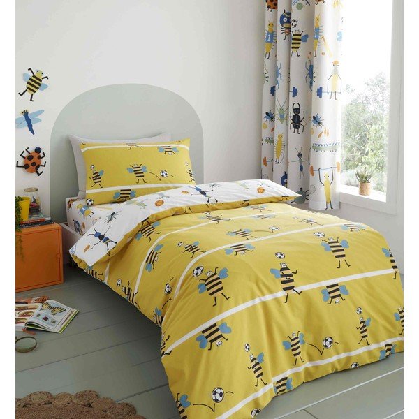 Biancheria da letto per bambini per letto matrimoniale 200x200 cm Bug Tastic - Catherine Lansfield-image-4