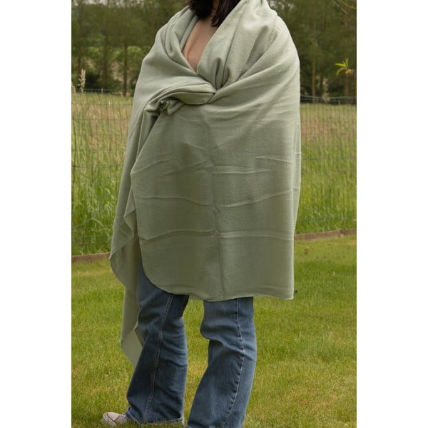 Coperta verde in vello 130x160 cm Riso – Tiseco Home Studio-image-2