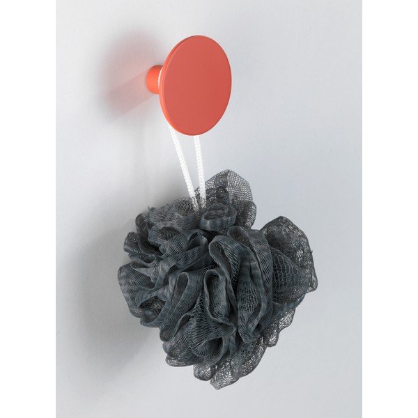 Gancio da parete rosso corallo , ⌀ 6 cm Melle - Wenko-image-1