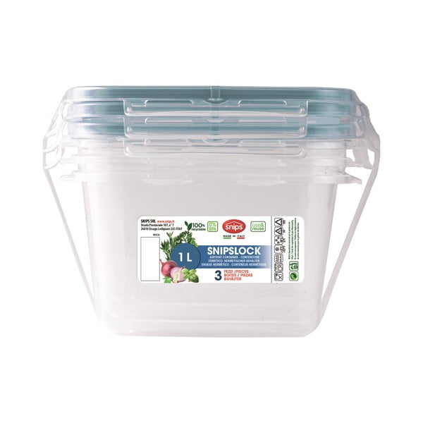 Scatole per alimenti in set 3 pz Snipslock – Snips-image-3