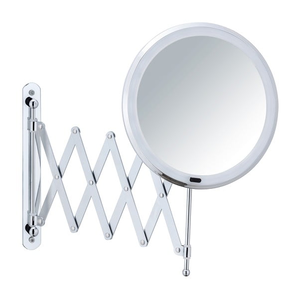 Specchio per make-up con illuminazione/con ingrandimento (5x) ø 20 cm Barona – Wenko-image-1