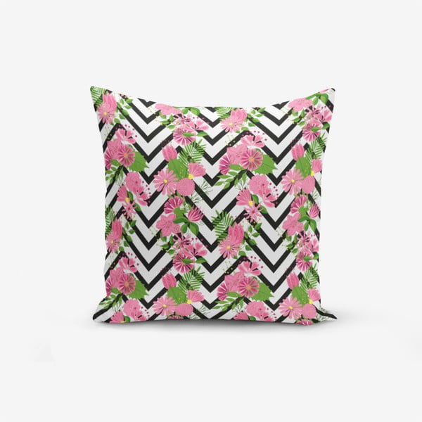 Federa in misto cotone Zigzag Zebra Ogea Malea, 45 x 45 cm - Minimalist Cushion Covers