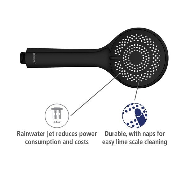 Soffione doccia ø 9,5 cm Water Saving - Wenko-image-3