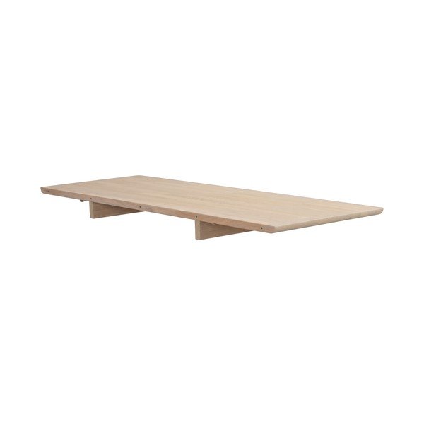 Piano d'appoggio aggiuntivo per tavolo da pranzo in rovere massiccio 140x50 cm Clapperton – Rowico-image-3