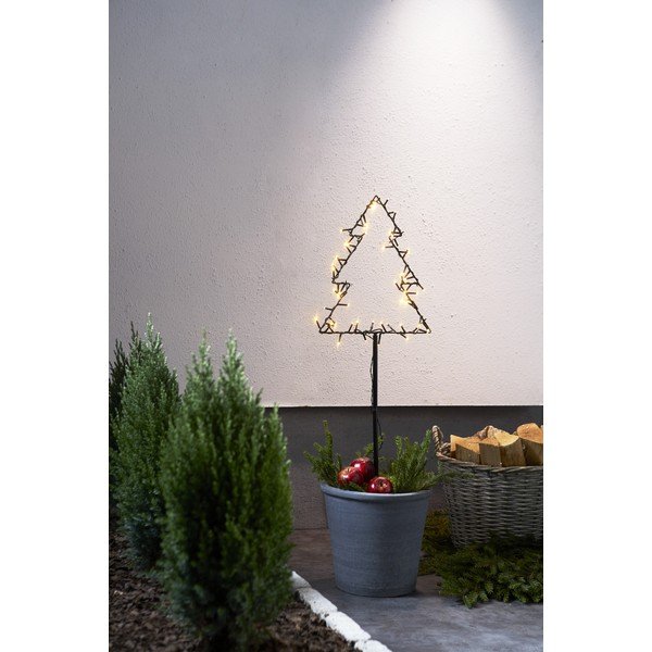 Decorazione luminosa nera per esterni con motivo natalizio Spiky - Star Trading-image-2