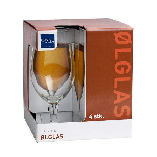 Bicchieri da birra in set da 4 490 ml Juvel - Lyngby Glas-image-3