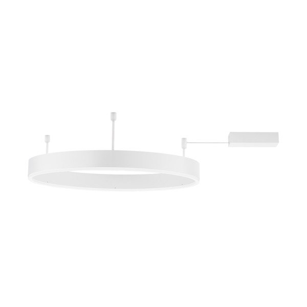 Plafoniera LED bianco opaco in alluminio con intensità regolabile Motif – Nova Luce