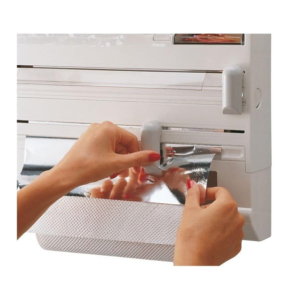 Porta pellicola e alluminio da parete da parete bianco in plastica Parat – LEIFHEIT-image-4