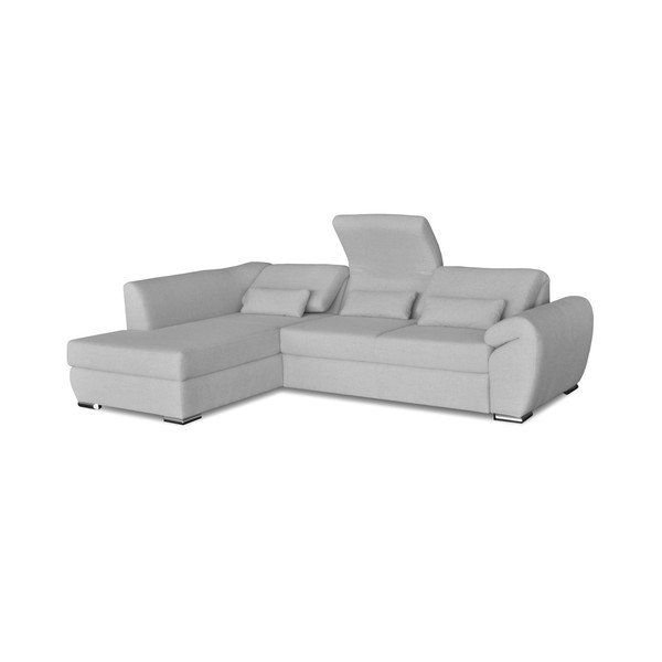 Světle šedá rohová rozkládací pohovka Windsor & Co. Sofas Epsilon, levý roh-image-1