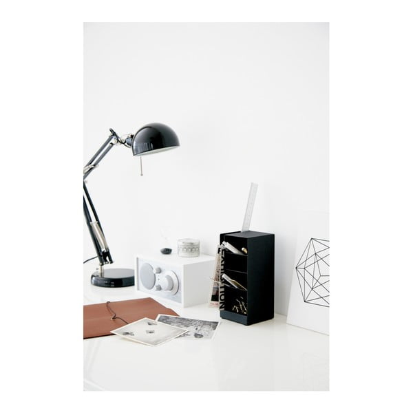 Piedistallo da ufficio nero Tower - YAMAZAKI-image-1