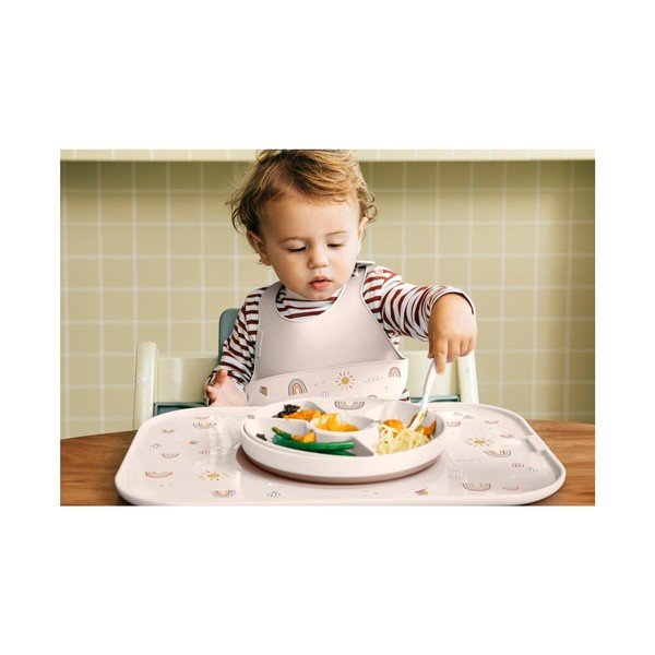 Tovaglietta per bambini in plastica/in silicone 28x40 cm Sunshine & Rainbow – Mepal-image-1