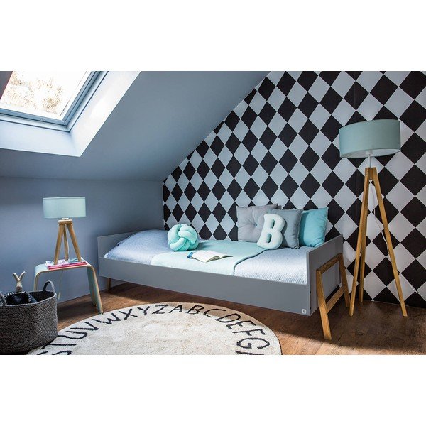 Letto grigio per bambini 90x200 cm Lotta - BELLAMY-image-1