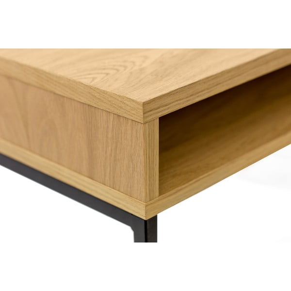 Scrivania con piano effetto rovere 35x100 cm Frame – Woodman-image-4