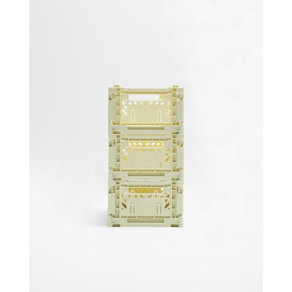 Set di 3 scatole gialle Caja - Little Nice Things-image-4
