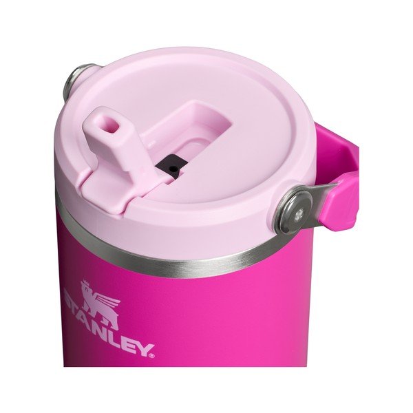 Borraccia termica rosa in acciaio inox 890 ml The IceFlow™ Flip Straw 2.0 Cherry Blossom – Stanley-image-1