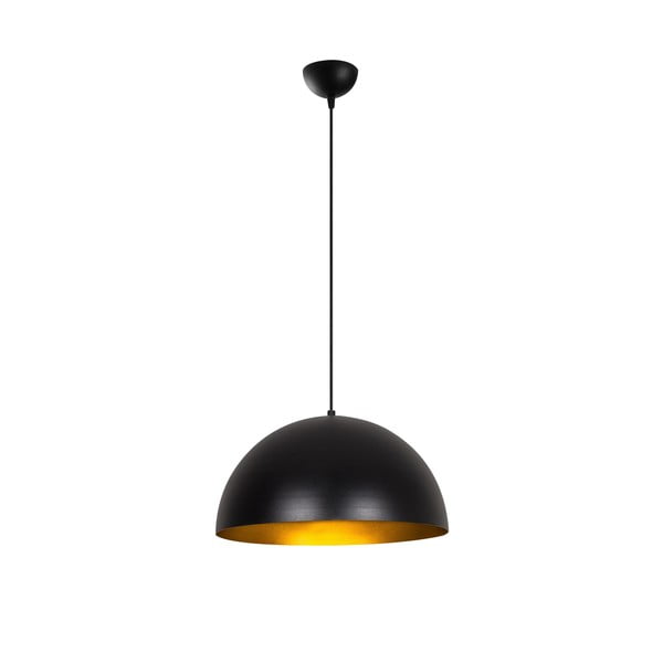 Lampadario nero con paralume in metallo ø 40 cm Coppa – Opviq lights-image-2