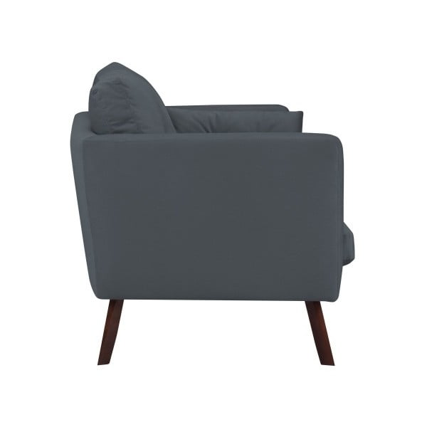 Divano a 2 posti grigio scuro Elena - Mazzini Sofas-image-3