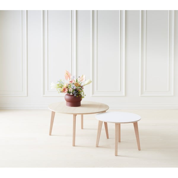 Tavolino Hammel in rovere Ø 90 cm Iris - Hammel Furniture-image-1