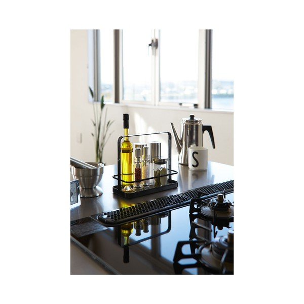 Supporto nero per gli ingredienti di condimento Tower - YAMAZAKI-image-2