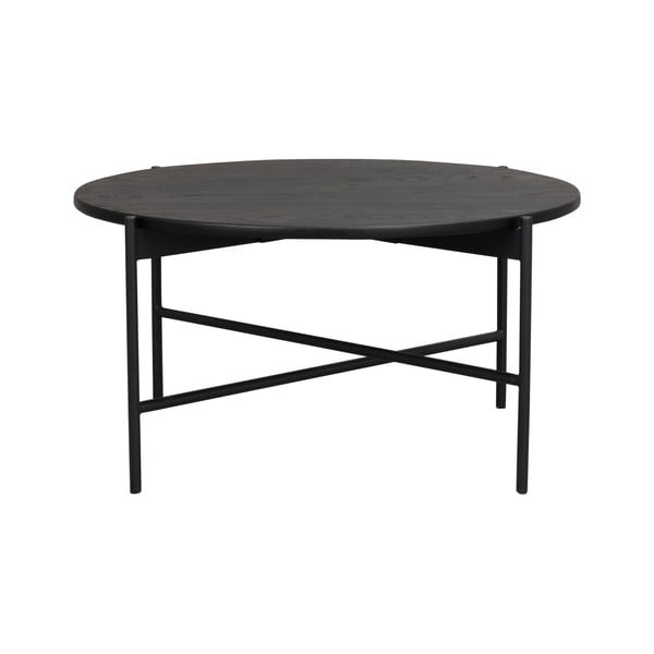 Tavolino nero ø 85 cm Skye - Rowico