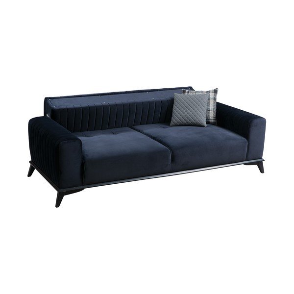 Divano blu scuro 220 cm Lisa - Balcab Home-image-3