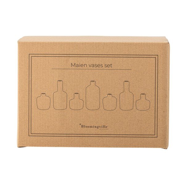 Set di vasi in gres 7 pz (altezza totale 14 cm) Maien – Bloomingville-image-3