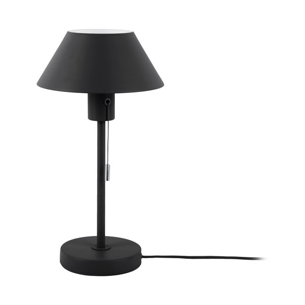 Lampada da tavolo nera con paralume in metallo (altezza 36 cm) Office Retro - Leitmotiv