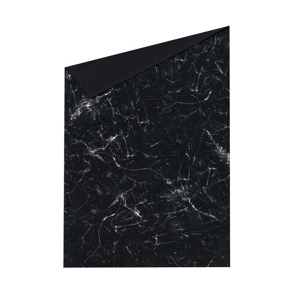Biancheria da letto singola nera in percalle di cotone , 150 x 220 cm - Westwing Collection