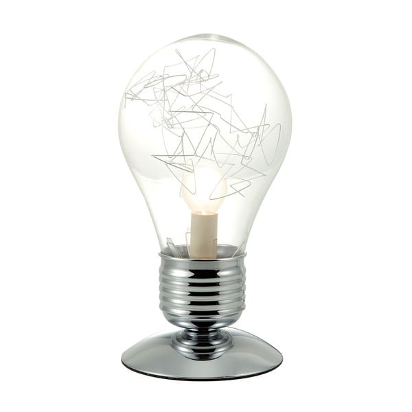 Lampada da tavolo a forma di lampadina , 16 x 31,5 cm - Brandani