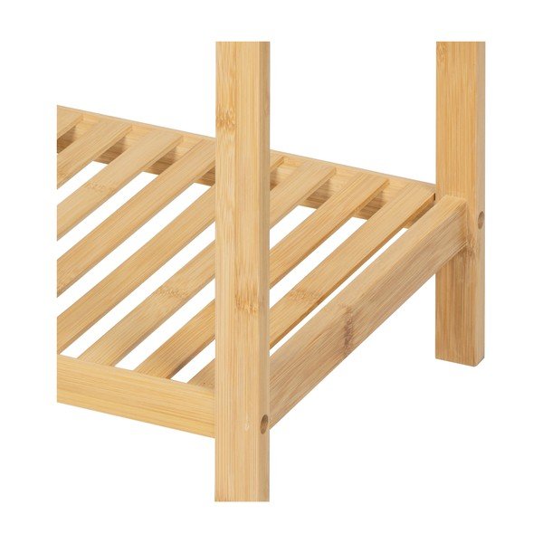 Scaffale per il bagno di colore naturale in bambù 37x110 cm Skaren – Bonami Essentials-image-3