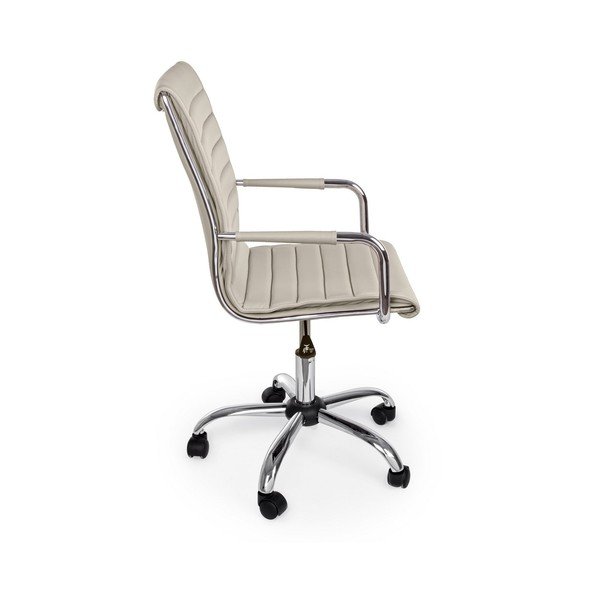 Sedia da ufficio grigio tortora in similpelle Perth – Yes Everyday-image-3