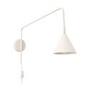Lampada da parete color crema con alimentazione a corrente ø 14 cm Zylo – Sollux