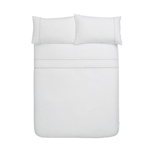 Biancheria da letto in cotone egiziano bianco, 200 x 200 cm Ric Rac - Bianca