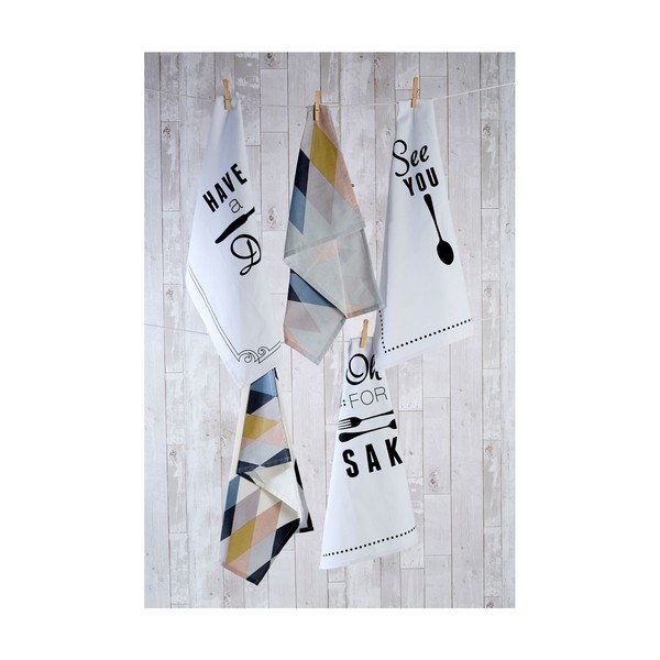 Set di 3 asciugamani da cucina Pun And Games Pun and Games - Premier Housewares-image-4