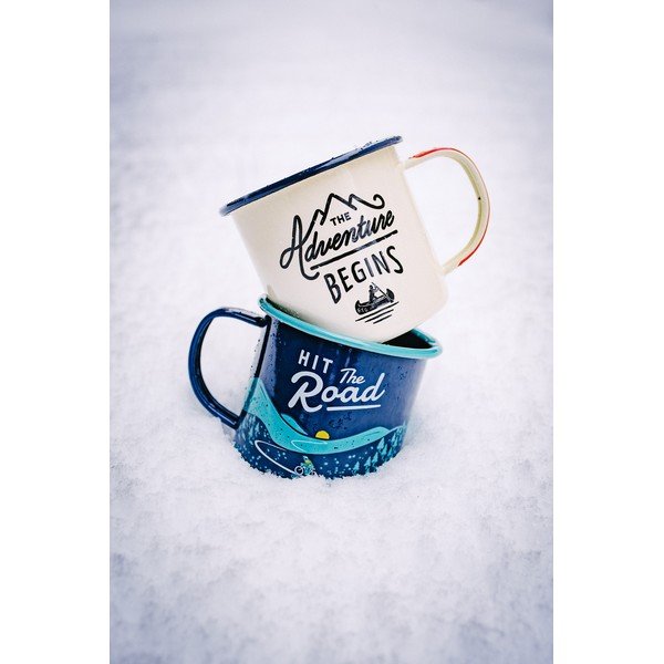 Tazza smaltata Adventure Begins, 300 ml - Gentlemen's Hardware-image-1
