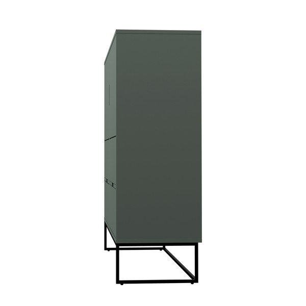 Cassettiera alta grigio-verde 118x127 cm Lipp - Tenzo-image-4