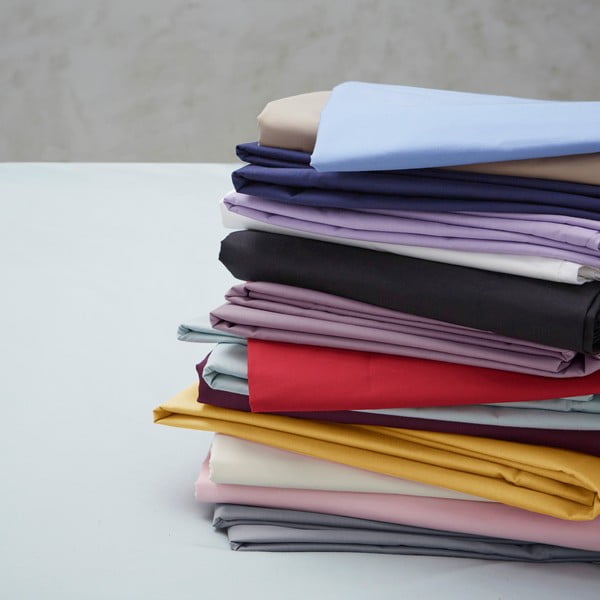 Lenzuolo con angoli giallo in percalle 90x190 cm Easy Iron Percale – Catherine Lansfield-image-4