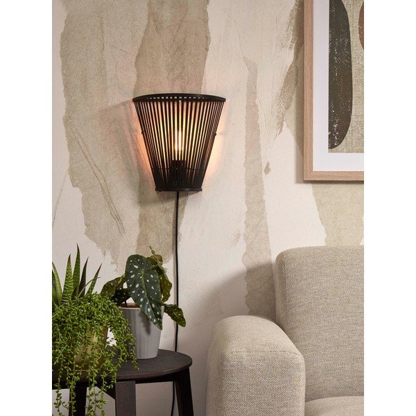 Lampada da parete nera Merapi - Good&Mojo-image-4