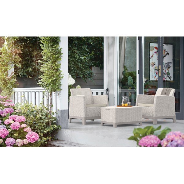 Tavolino da giardino in plastica 52x75 cm Scandi - Keter-image-1