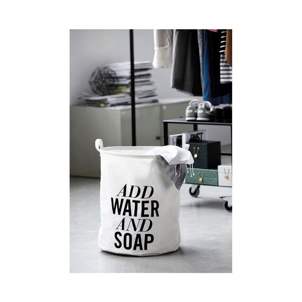 Cesto per biancheria Stripes, 60 l - House Doctor-image-1